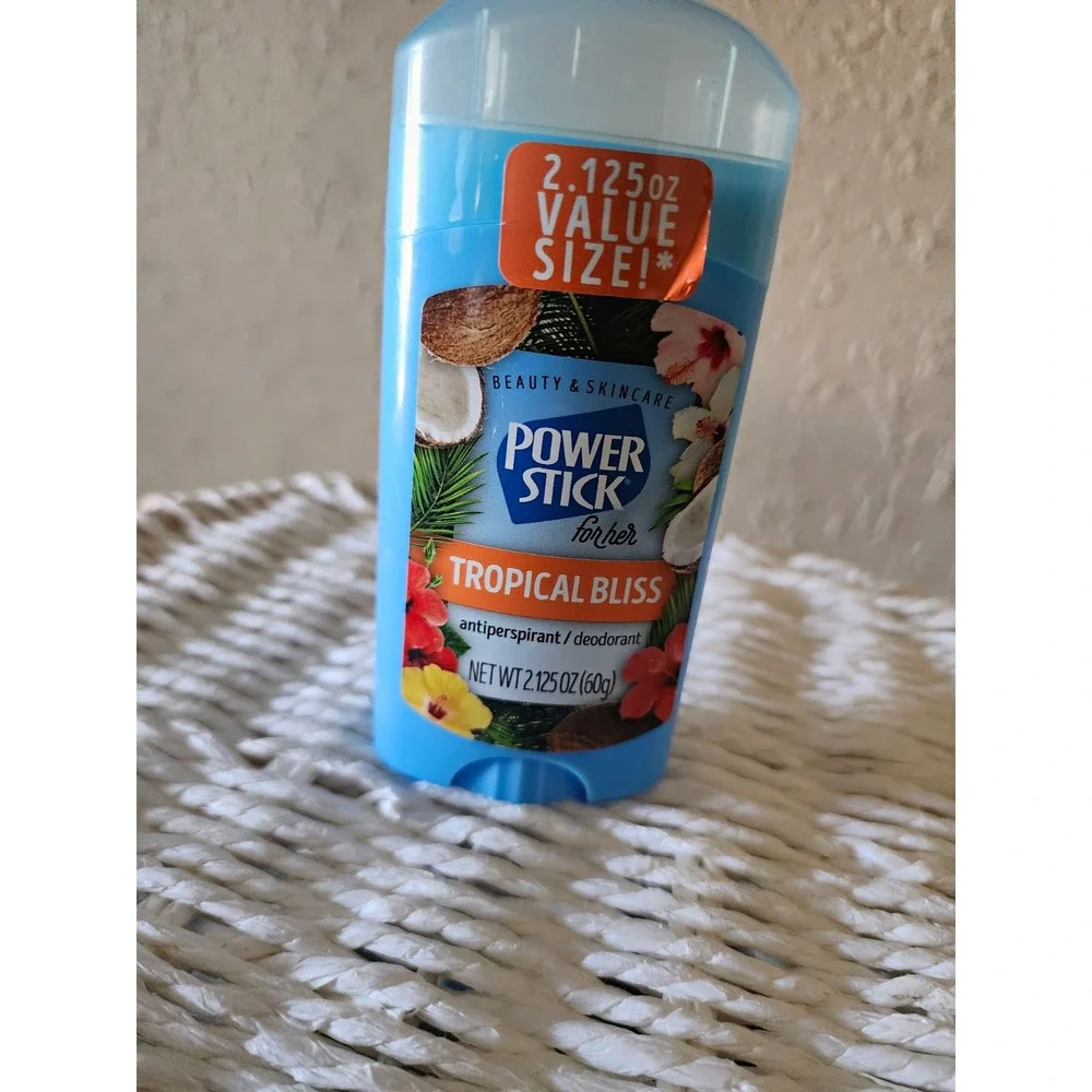 Power Stick For Her Tropical Bliss Antiperspirant Deodorant Stick 2.125 oz NEW